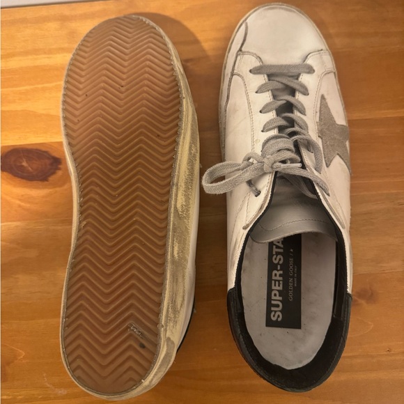 Golden Goose Super Star White and Gray Sneakers Size 44 men - Picture 5 of 5